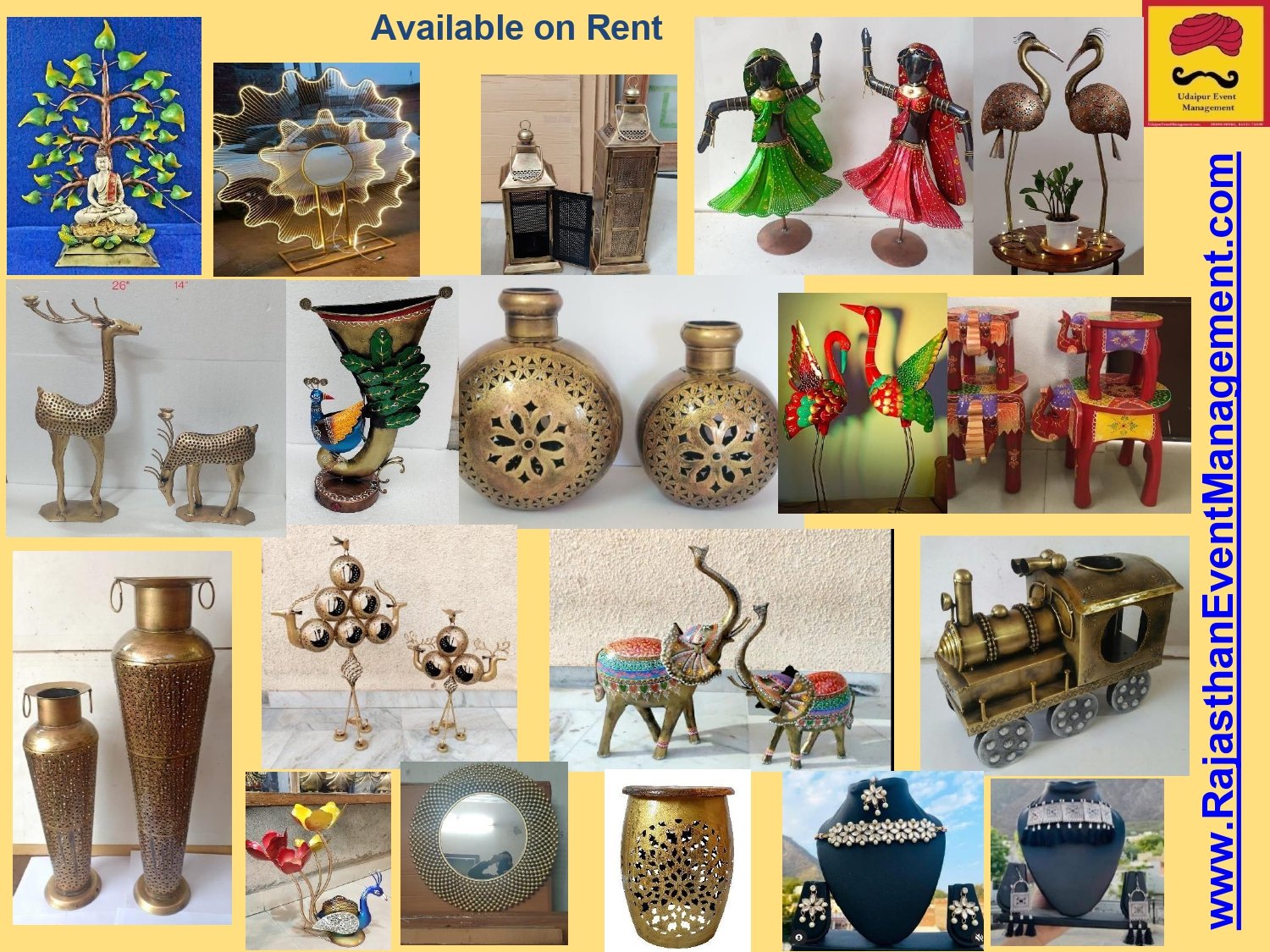 Event Rental Props & Furniture Catalogue